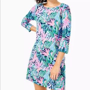 Lilly Pulitzer linden dress brining mermaid back